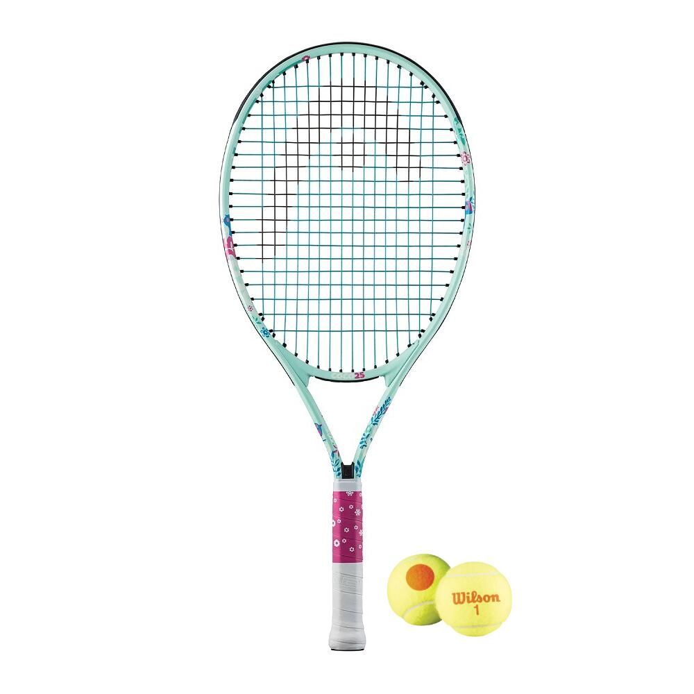 HEAD HEAD Coco 25" Junior Tennis Racket, Cover & Stage 2 Balls