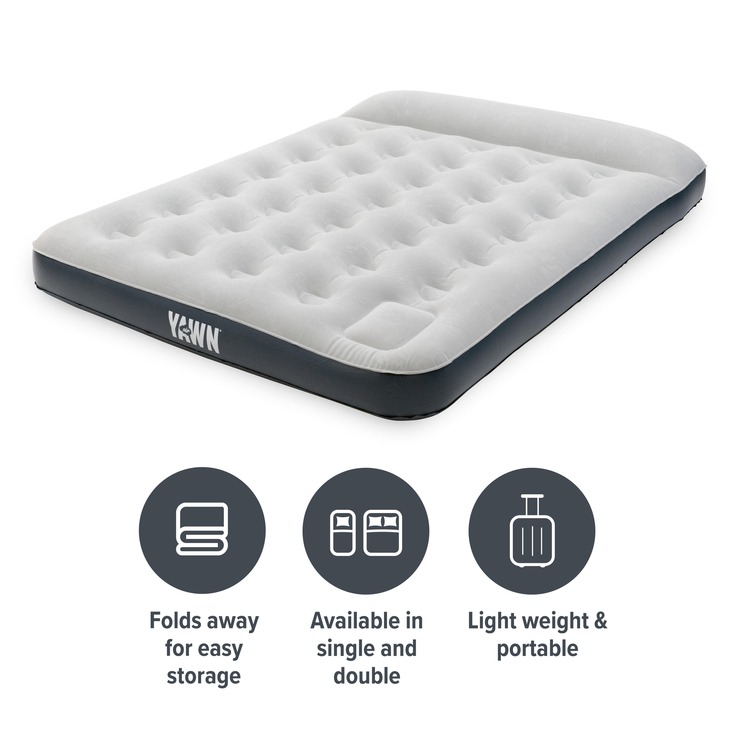 YAWN Air Self Inflating Camping Mattress Double 2/5