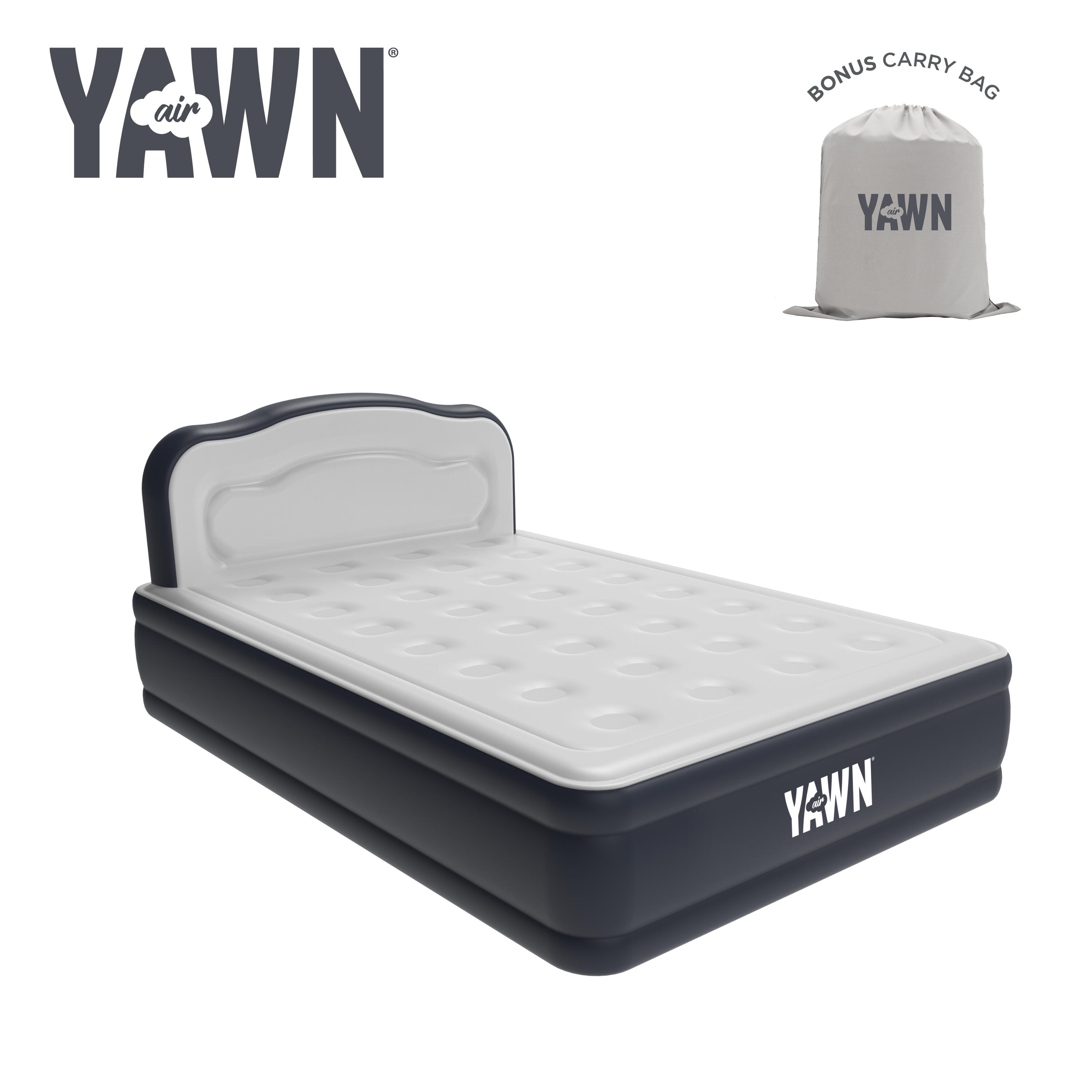 YAWN YAWN Air Bed Deluxe - Double Air Bed + Fitted Sheet