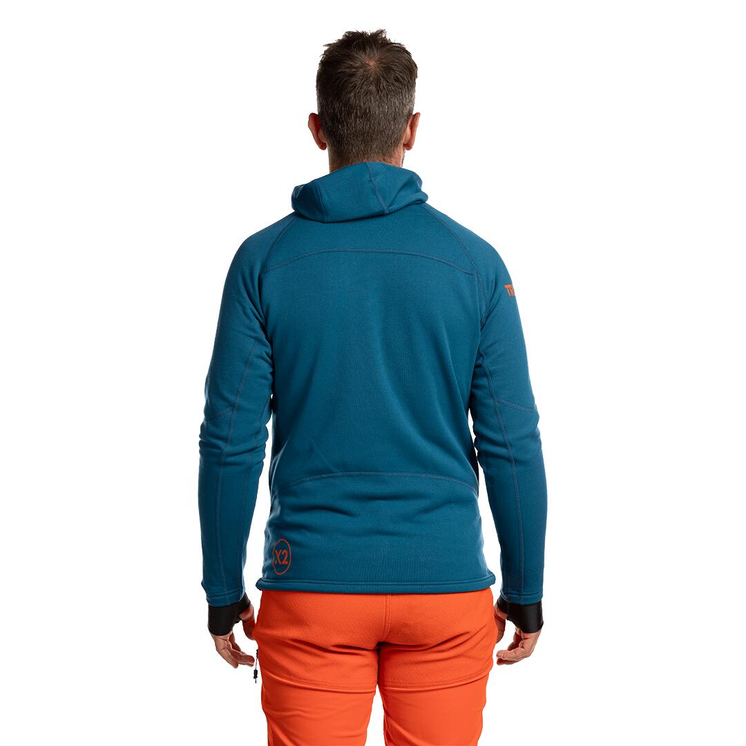 Forro polar para Hombre Trangoworld Trx2 stretch pro Azul/Negro/Naranja 7/7