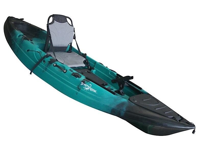 Kajak jednoosobowy wędkarski stabilny do pływania Scorpio kayak Lagoon 9 5/5