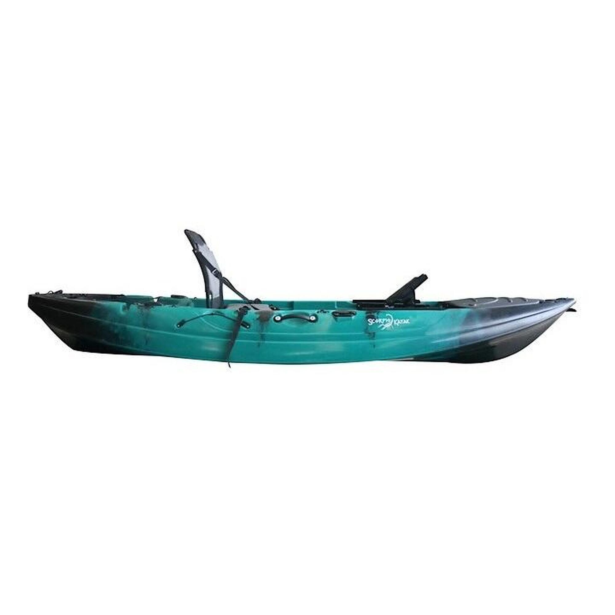 Kajak jednoosobowy wędkarski stabilny do pływania Scorpio kayak Lagoon 9