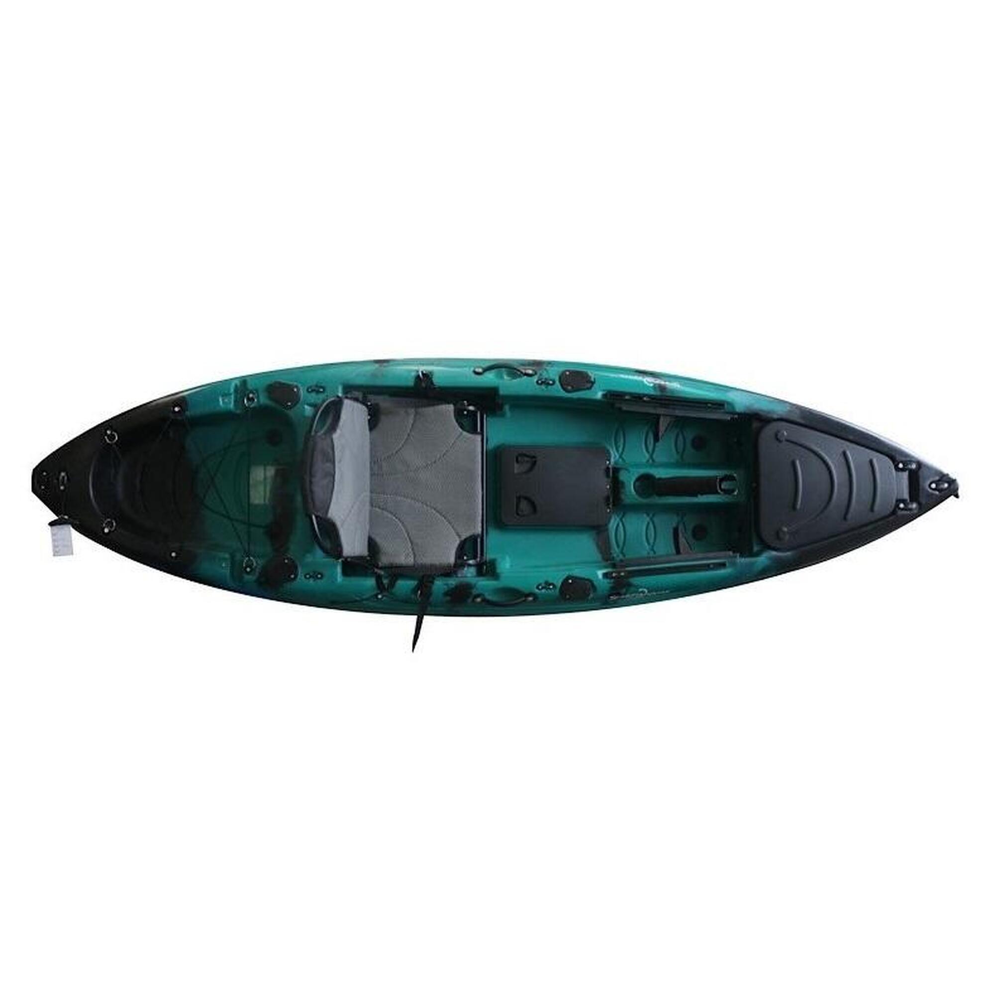 Kajak jednoosobowy wędkarski stabilny do pływania Scorpio kayak Lagoon 9