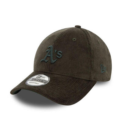 New Era 9FORTY Cap Oakland Athletics Cord dunkelgrün