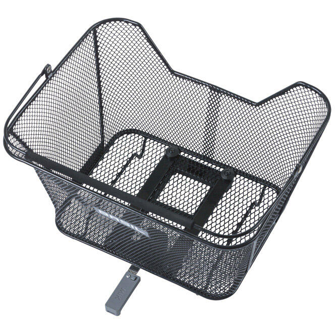 Basil Lesto MIK achtermand - staal, fijnmazig, zwart, met MIK-adapter 4/5