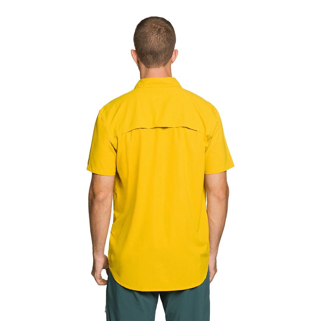 Camisa mangas cortas para Hombre Trangoworld Esera df Naranja/Gris 3/4