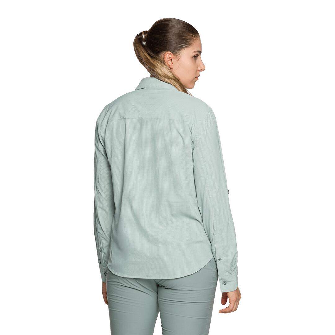 Camisa mangas largas para Mujer Trangoworld Ardones df Verde 3/5