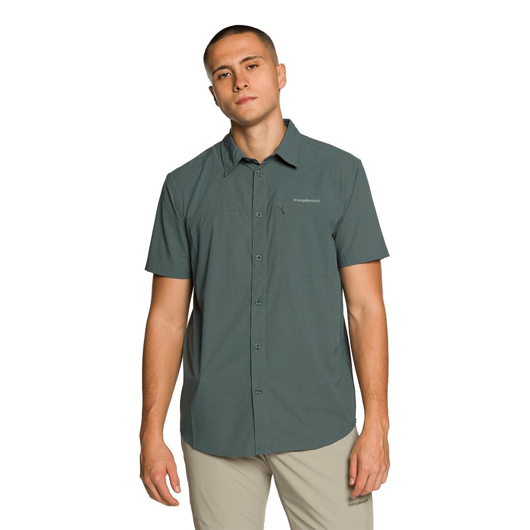 Camisa mangas cortas para Hombre Trangoworld Esera df Gris 2/4