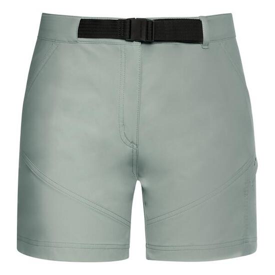 Short - Randonnée - Femme - Léger, Déperlant, UPF 50+ - Yittu DF - Bleu sarcelle