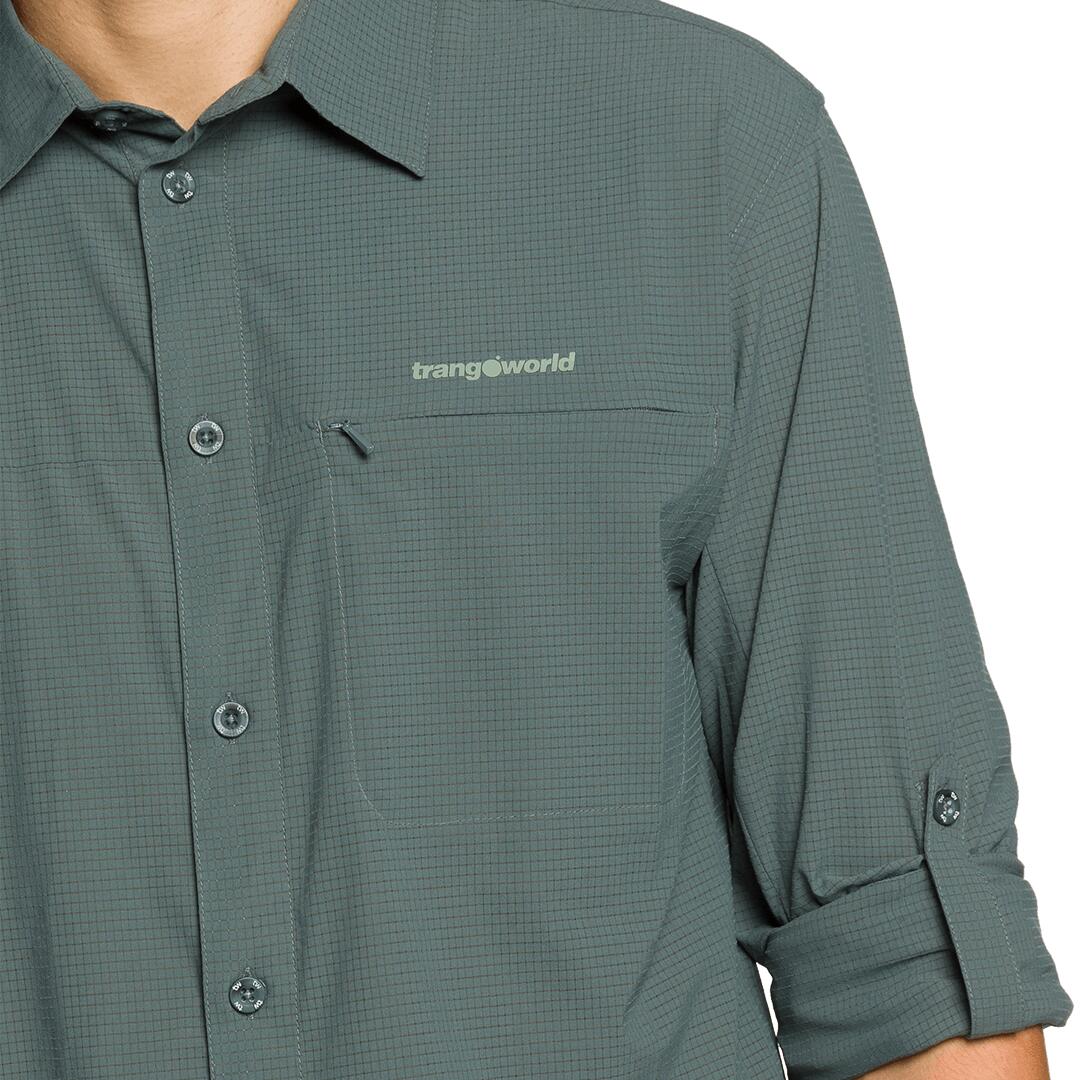 Chemise manches longues Vignemale DF Trangoworld - Vert M 4/6