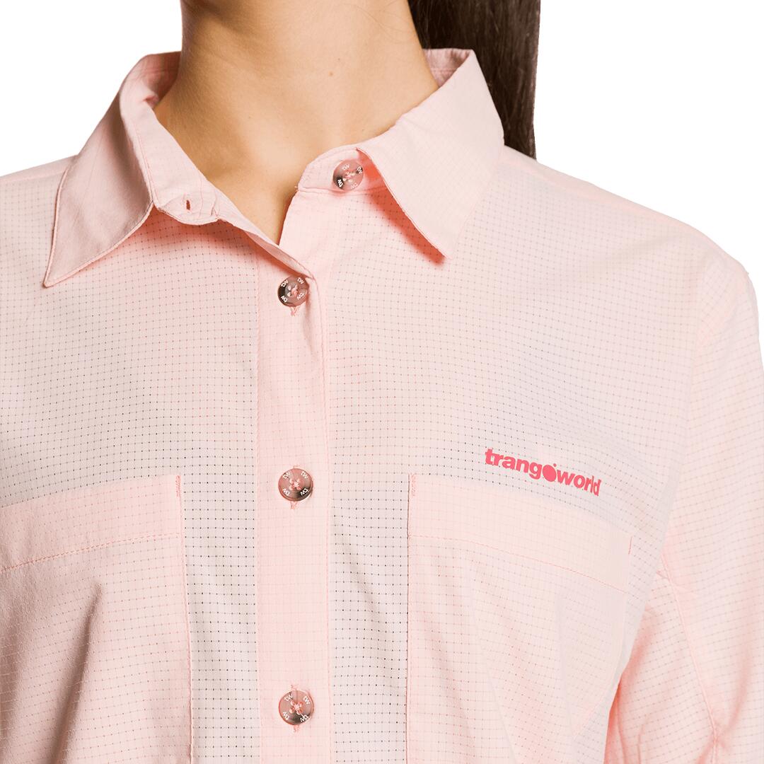 Camisa mangas largas para Mujer Trangoworld Ardones df Rosa 5/5