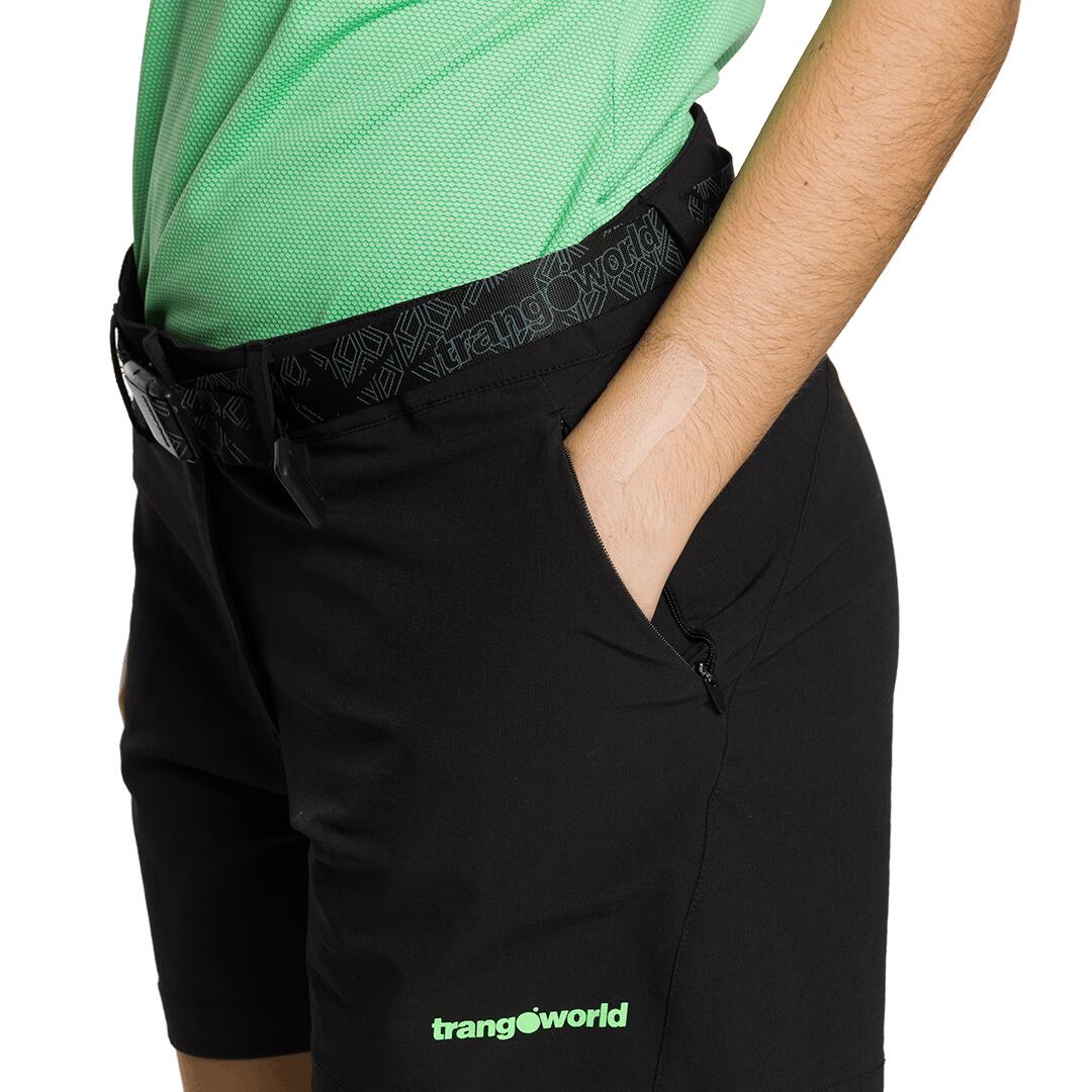 Pantalones cortos para Mujer Trangoworld Ambert Negro 4/5