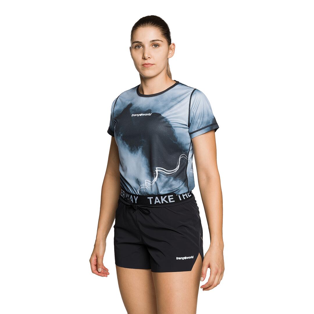 Pantalones cortos de Trail Running para Mujer Trangoworld Larues Negro 6/6