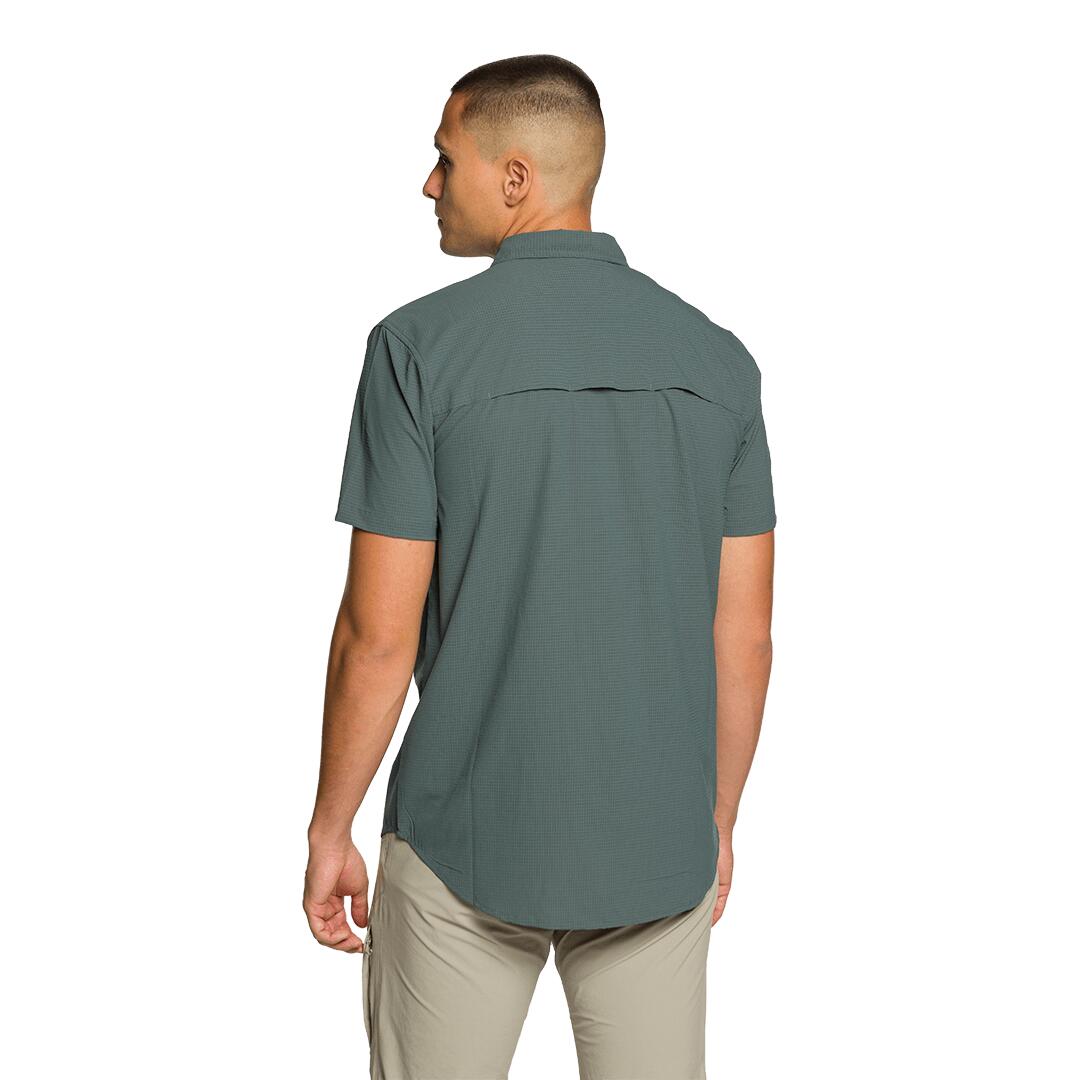 Camisa mangas cortas para Hombre Trangoworld Esera df Gris 3/4