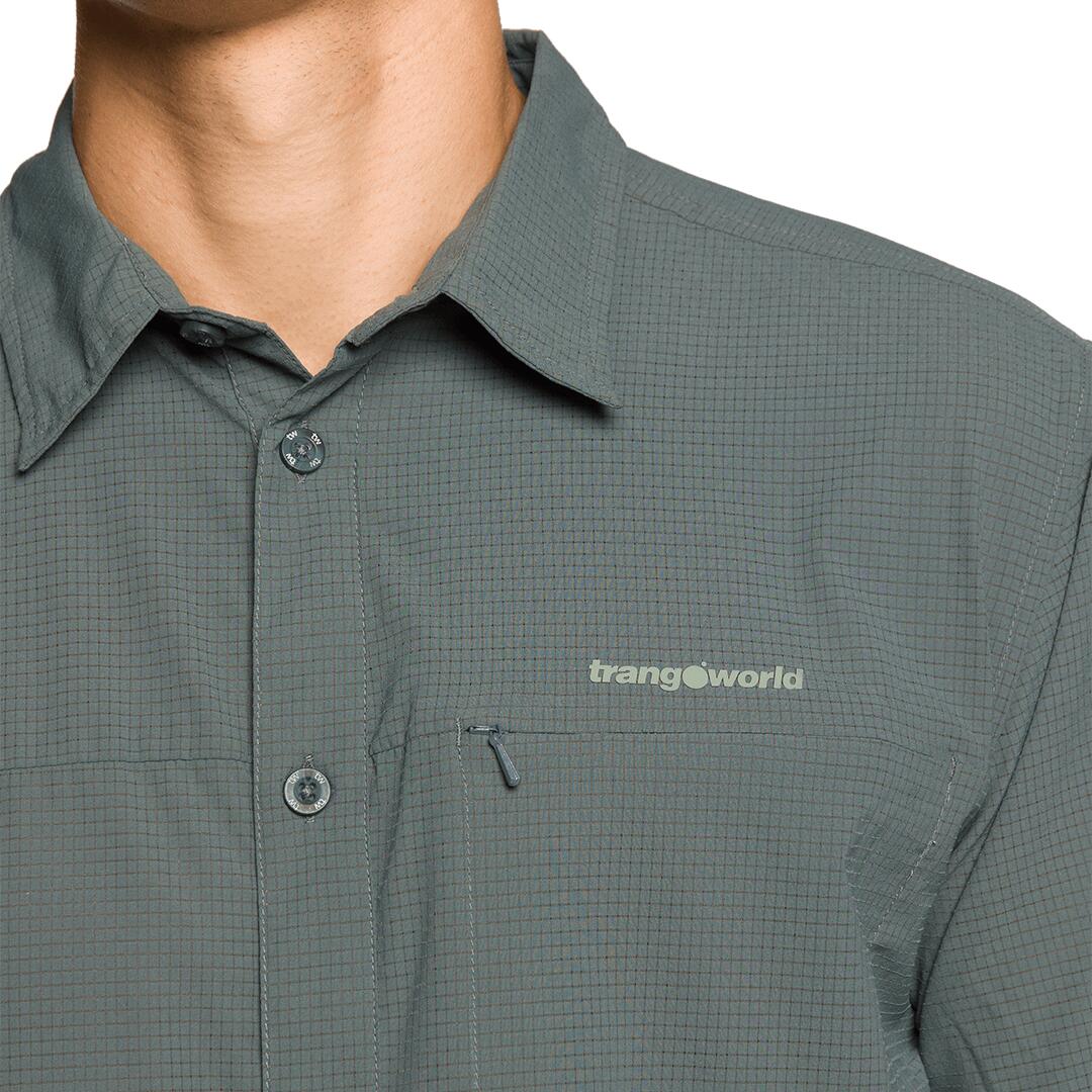 Camisa mangas cortas para Hombre Trangoworld Esera df Gris 4/4