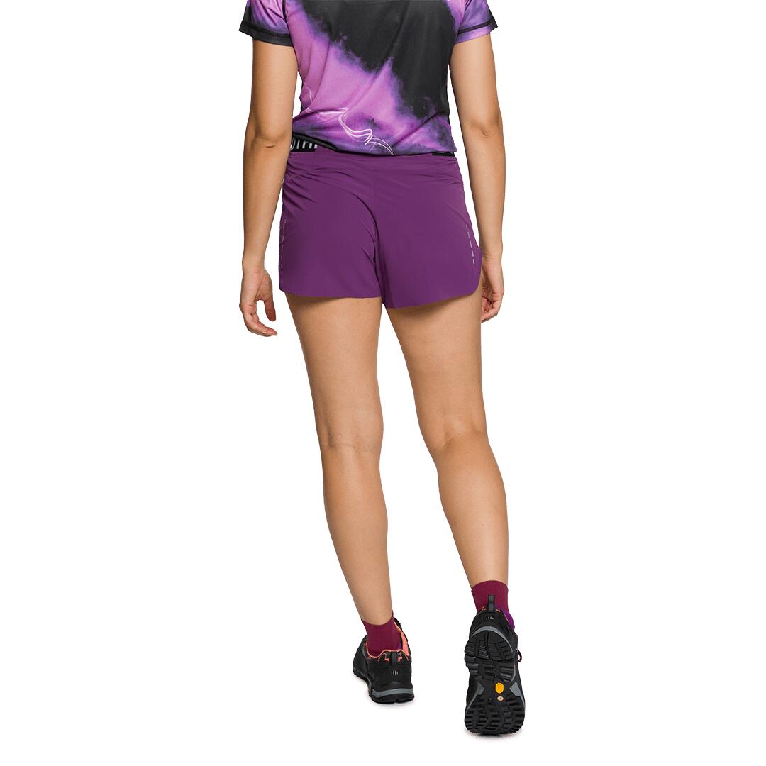 Pantalones cortos de Trail Running para Mujer Trangoworld Larues Morado 3/5