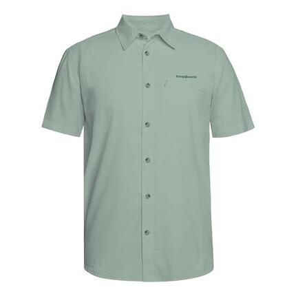 Camisa mangas cortas para Hombre Trangoworld Esera df Verde/Gris
