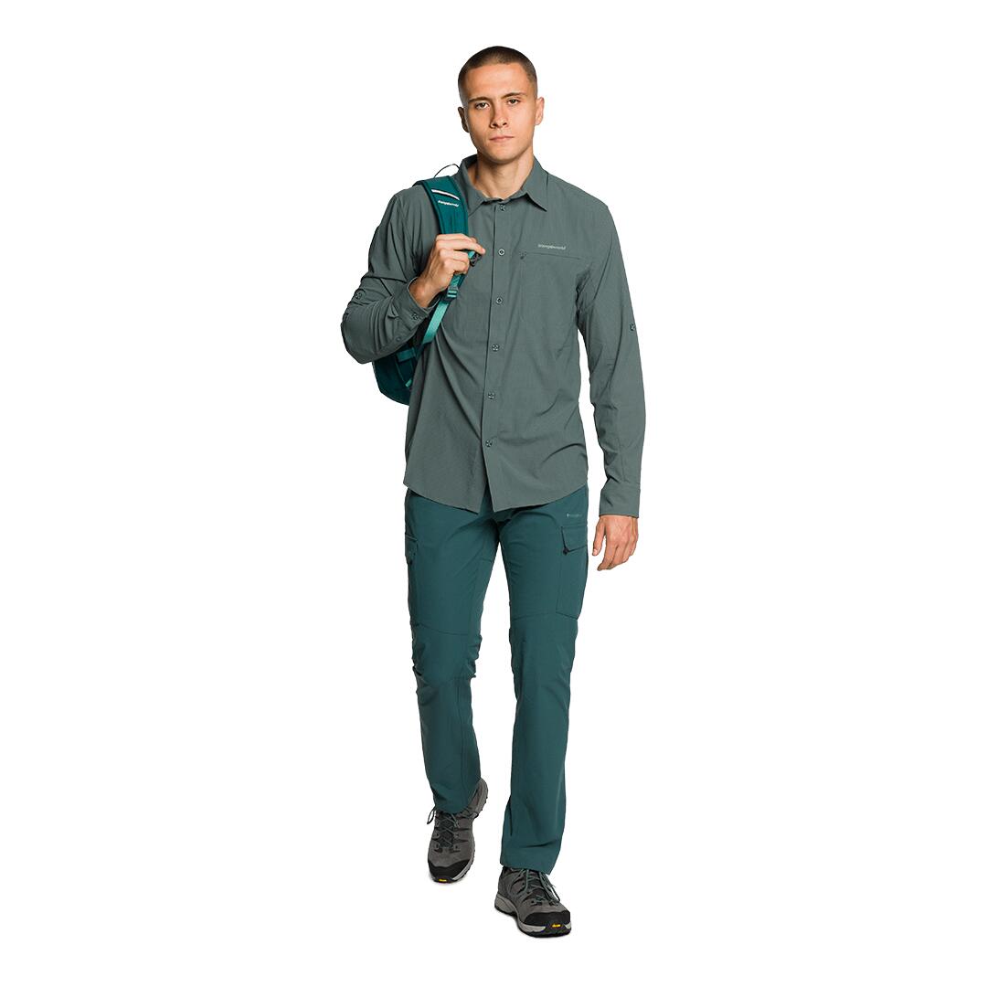 Chemise manches longues Vignemale DF Trangoworld - Vert M 5/6