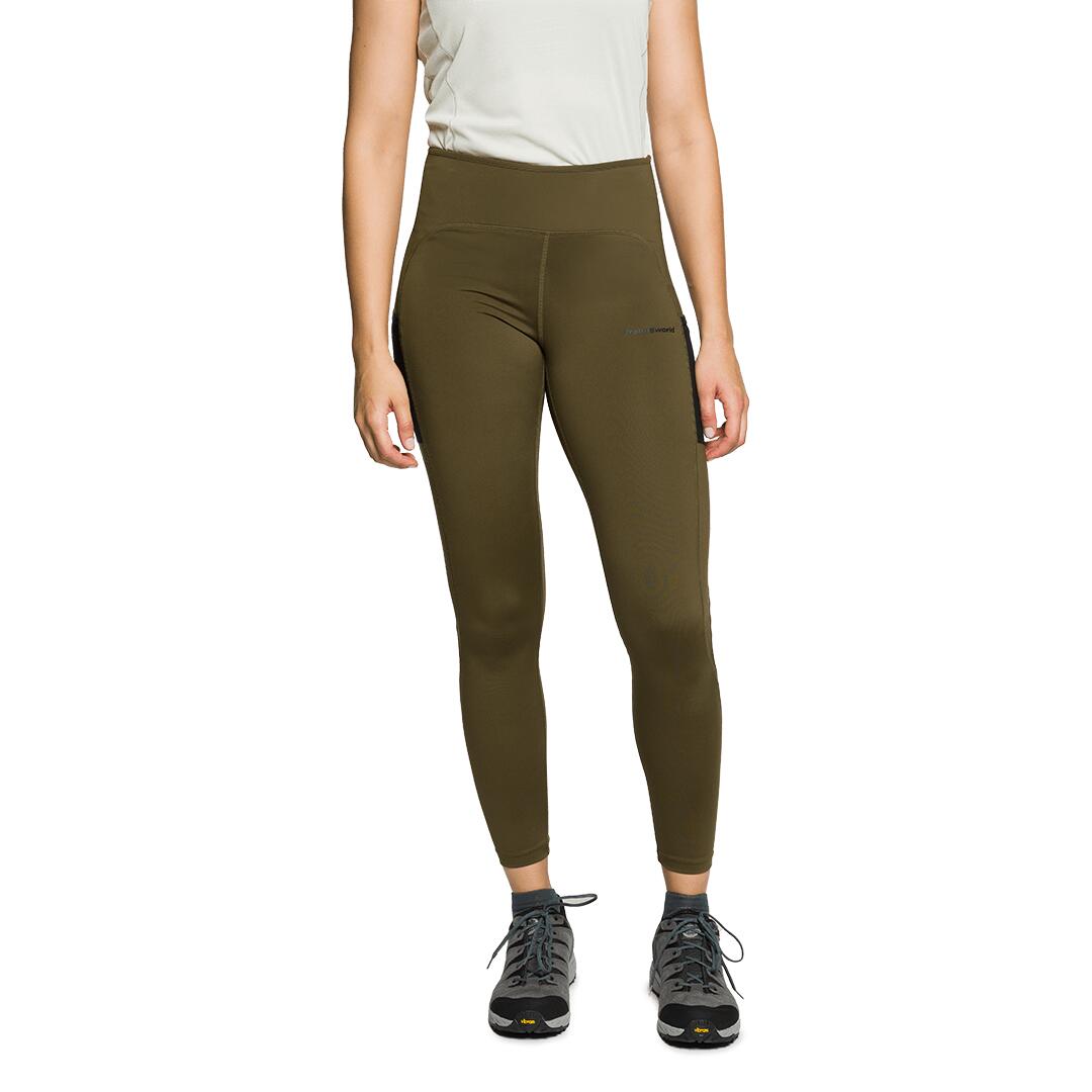 Leggings para Mujer Trangoworld Sajana Marrón/Negro 2/5