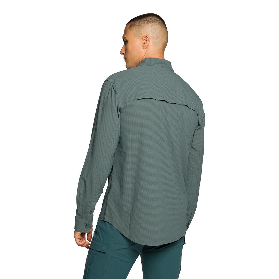 Chemise manches longues Vignemale DF Trangoworld - Vert M 3/6