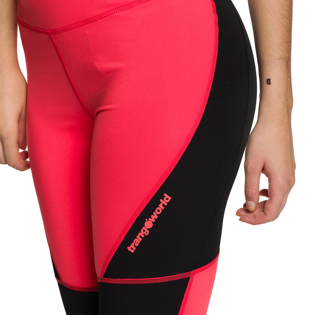 Leggings para Mujer Trangoworld Scafell df Rojo/Negro 4/6