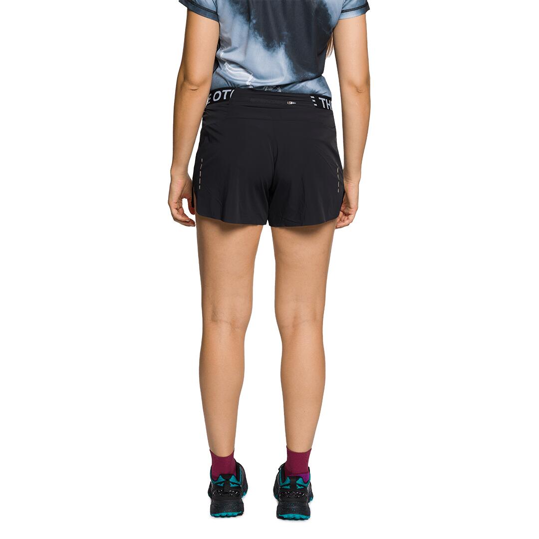 Pantalones cortos de Trail Running para Mujer Trangoworld Larues Negro 3/6