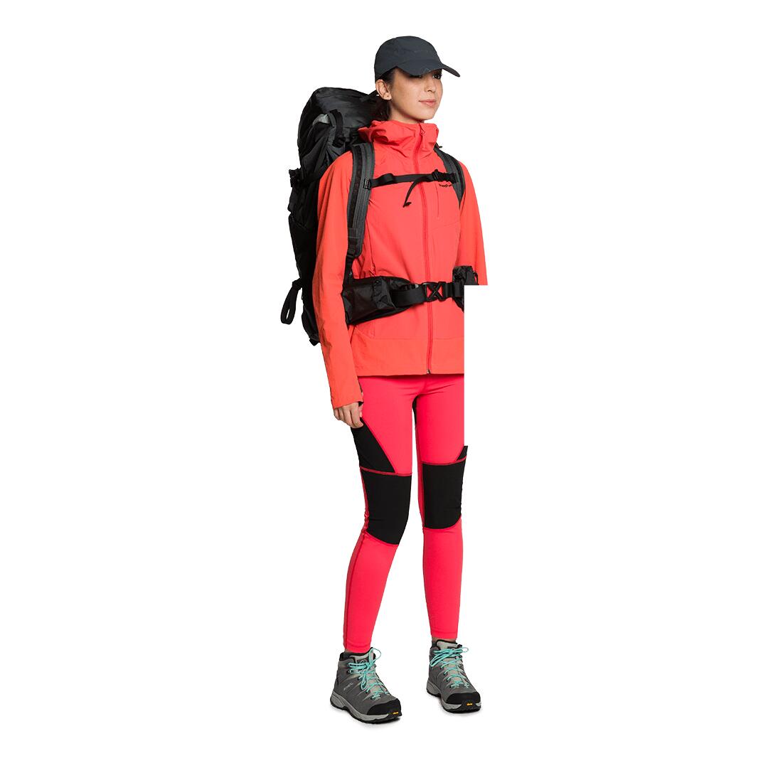 Leggings para Mujer Trangoworld Scafell df Rojo/Negro 6/6