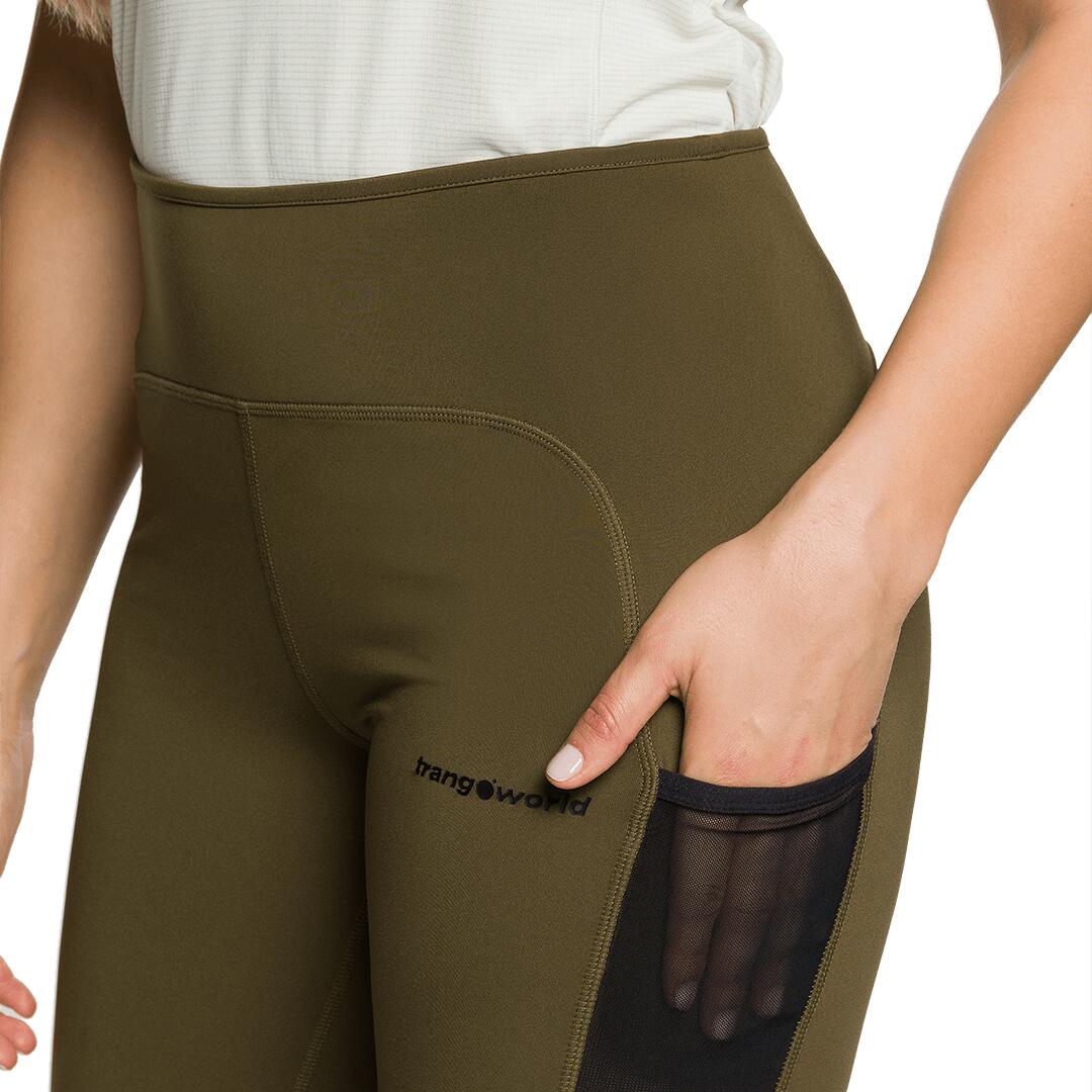 Leggings para Mujer Trangoworld Sajana Marrón/Negro 4/5