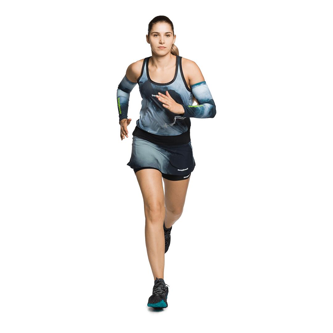 Camiseta de Trail Running para Mujer Trangoworld Gaube Negro 5/5