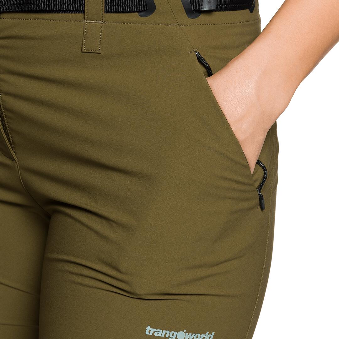 Pantalón para Mujer Trangoworld Breda Marrón 4/5
