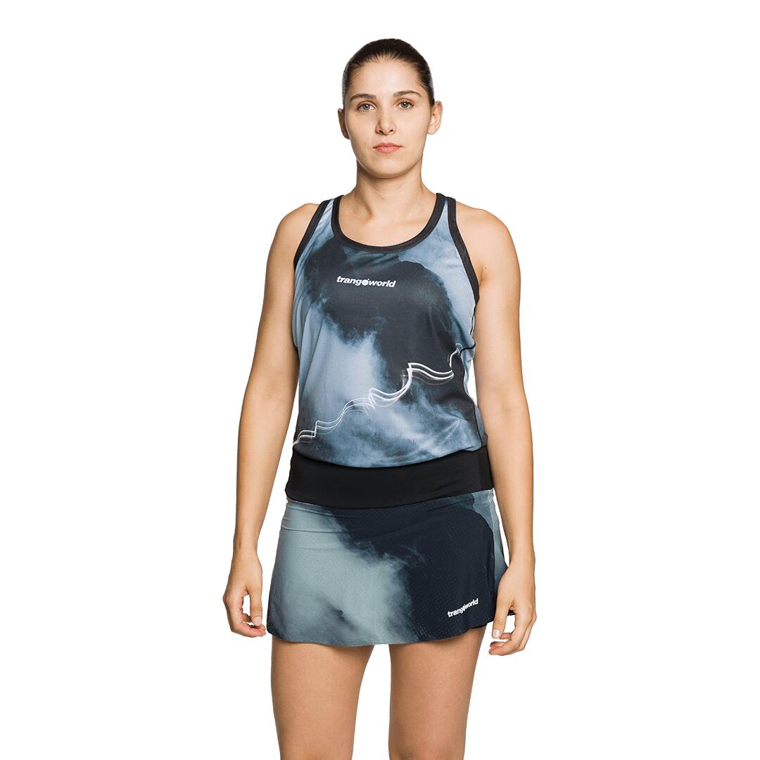 Camiseta de Trail Running para Mujer Trangoworld Gaube Negro 2/5