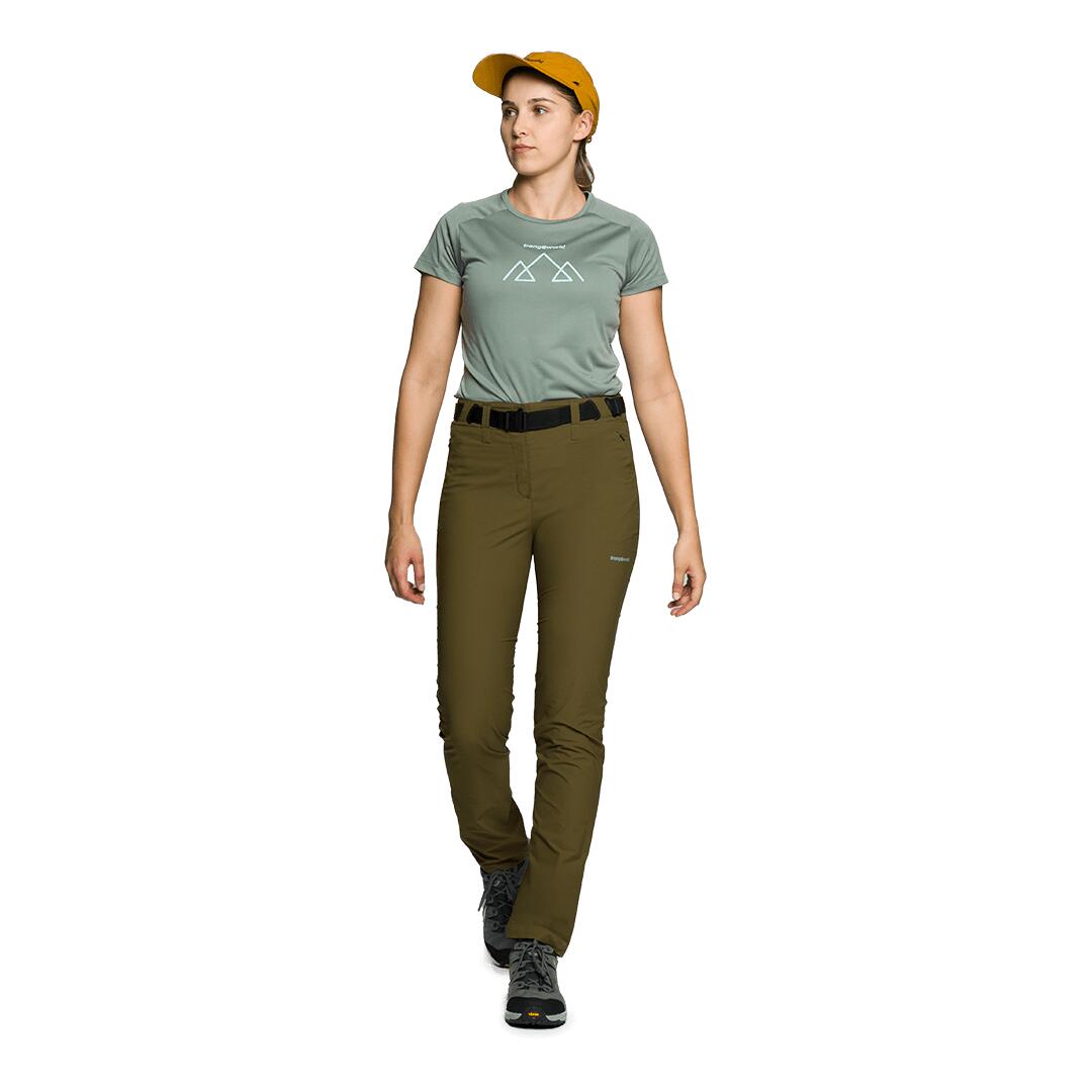 Pantalón para Mujer Trangoworld Breda Marrón 5/5