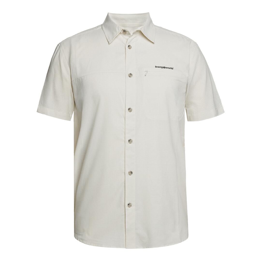 TRANGOWORLD Camisa mangas cortas para Hombre Trangoworld Esera df Gris/Gris protección UV+30
