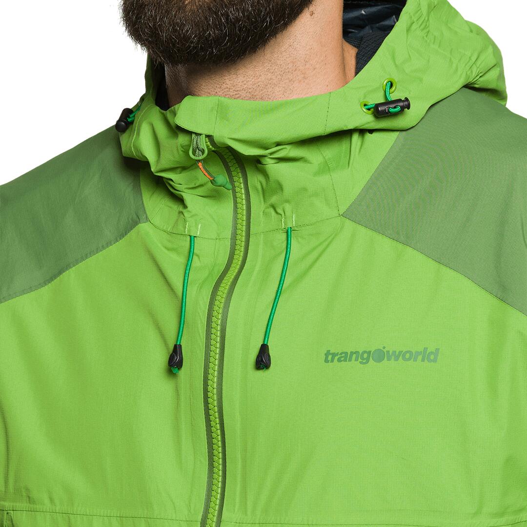 Chaqueta para Hombre Trangoworld Kilimanjaro df Verde/Verde Impermeable 4/7