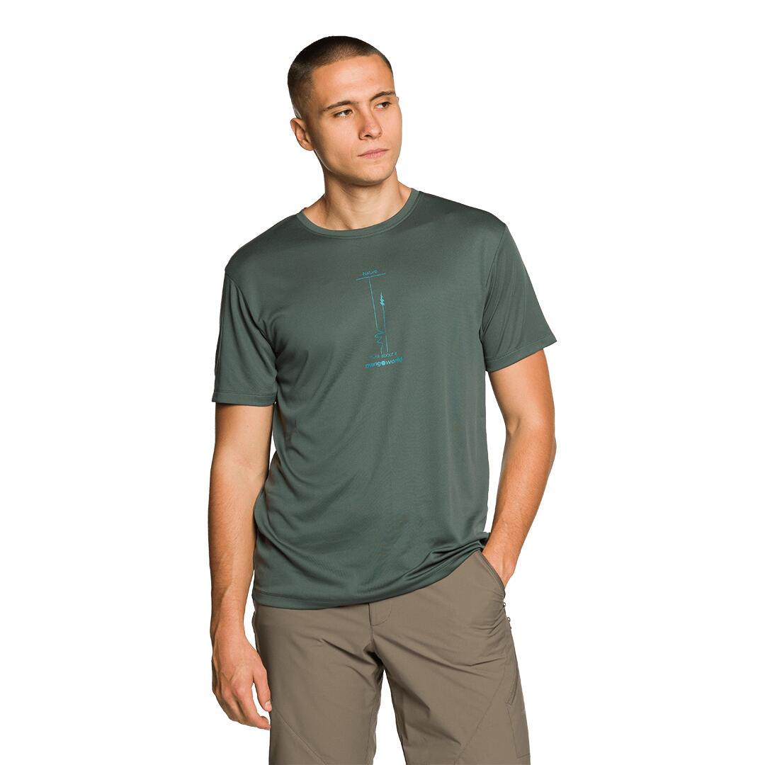 Camiseta para Hombre Trangoworld Adigo Verde 2/6
