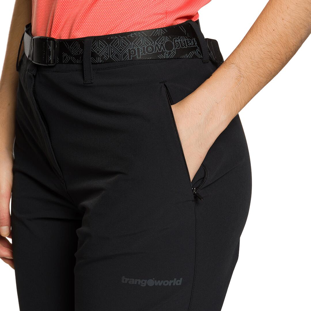 Pantalón para Mujer Trangoworld Troyes Negro 4/4
