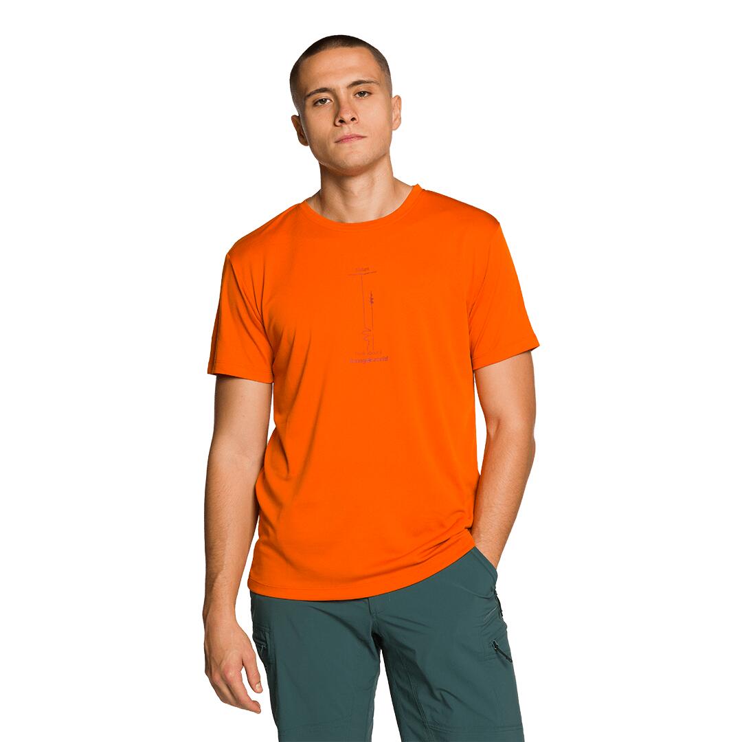 Camiseta para Hombre Trangoworld Adigo Naranja 2/4