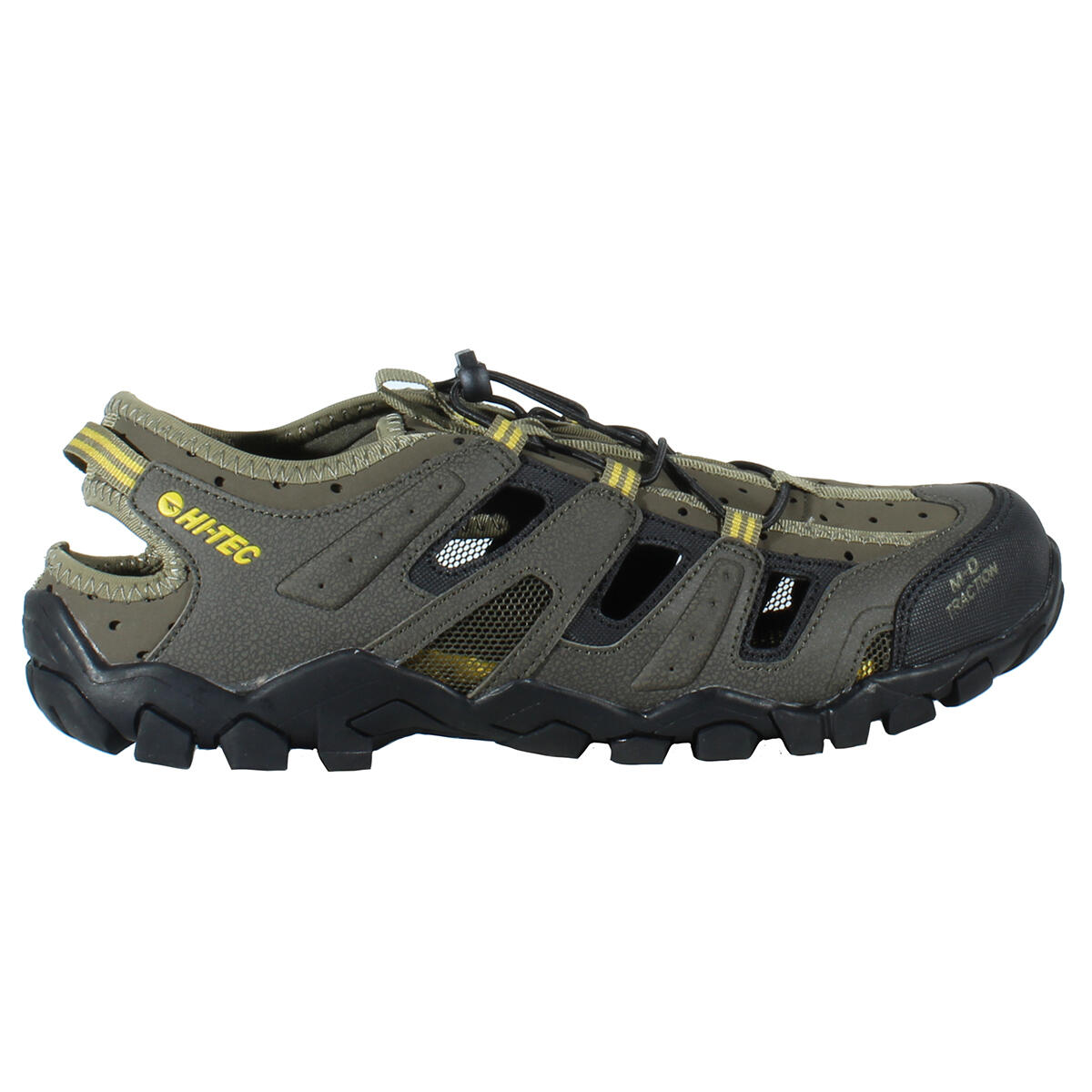 Sandálias fechadas de trekking Hi-Tec MILLARES para homem, verde azeitona