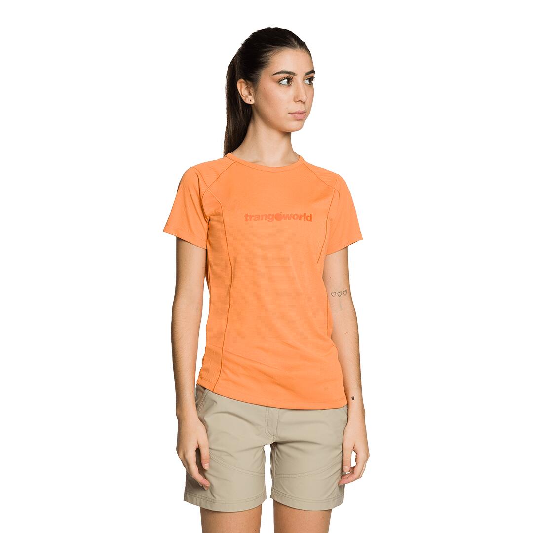 Camiseta para Mujer Trangoworld Demba Naranja 2/5