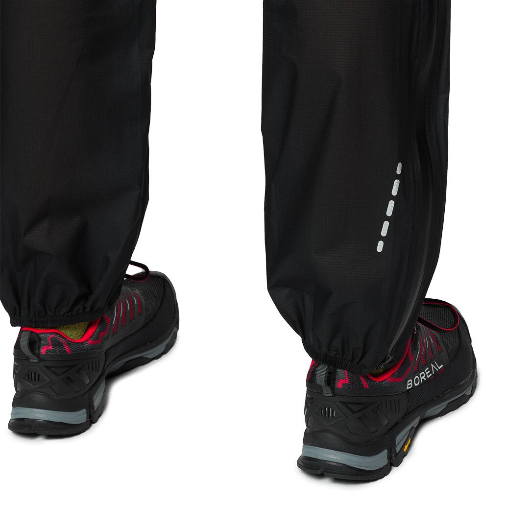 Pantalón de Trail Running Trangoworld Combal Negro Impermeable Transpirable 5/6