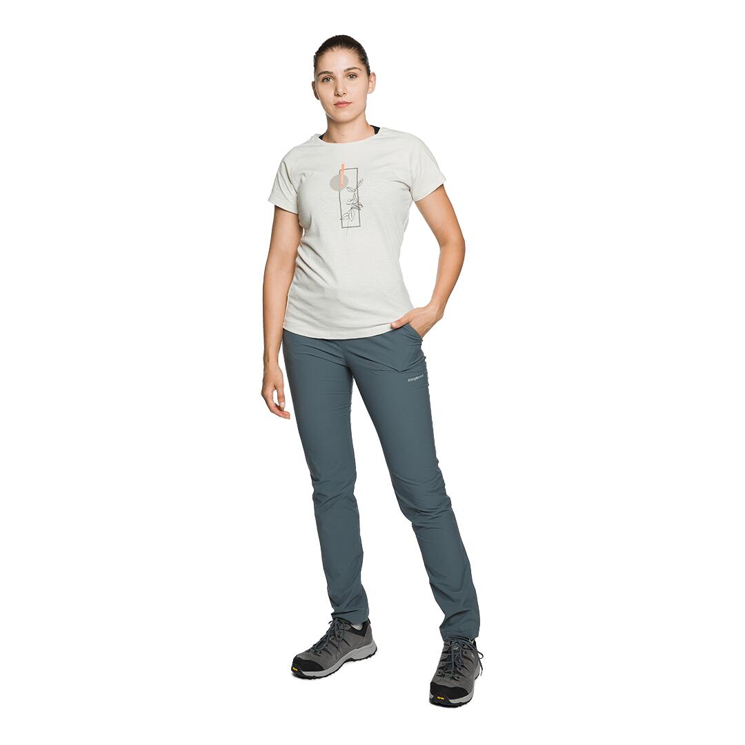Camiseta para Mujer Trangoworld Serpe Gris 5/5