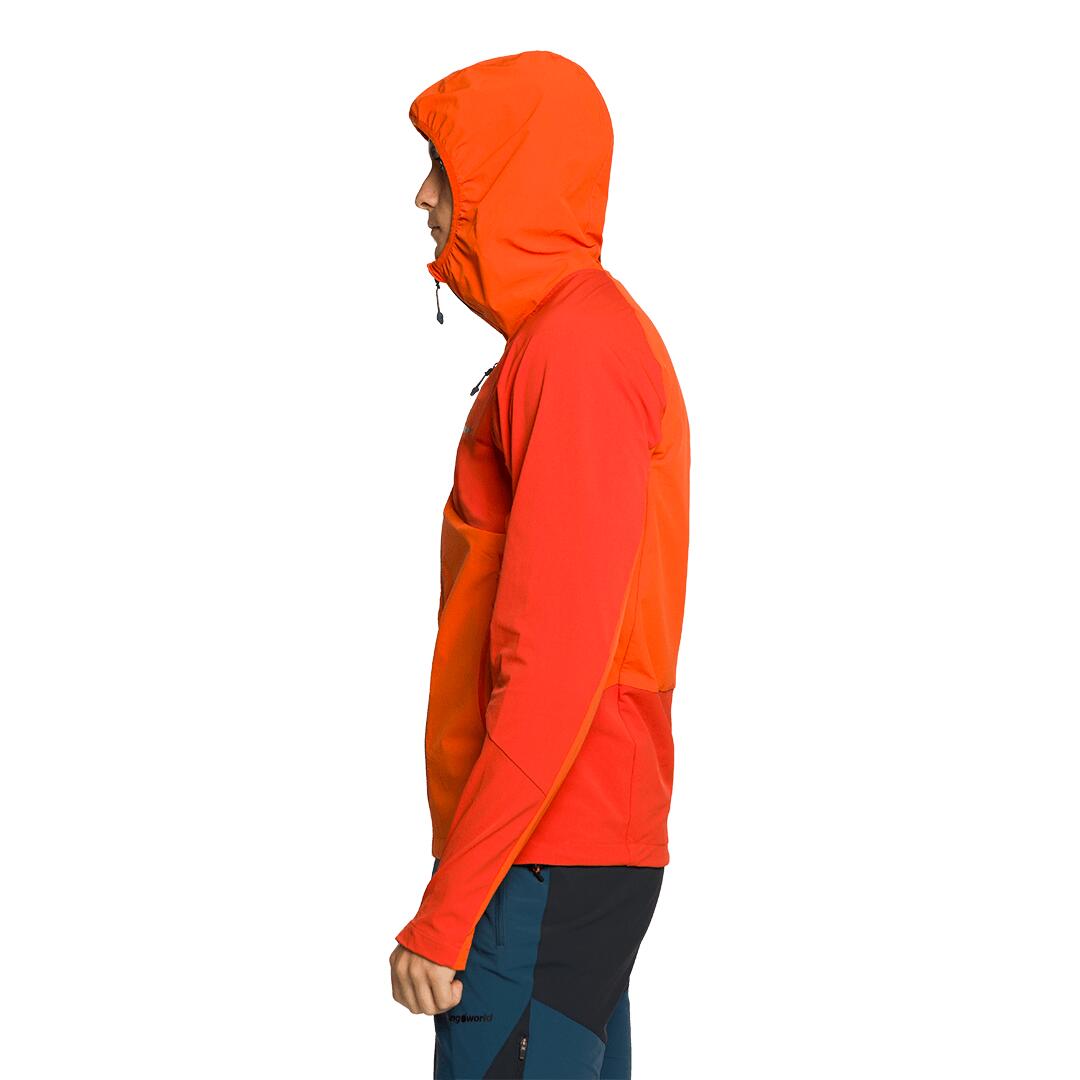 Chaqueta para Hombre Trangoworld Eighe df Naranja/Naranja 3/7