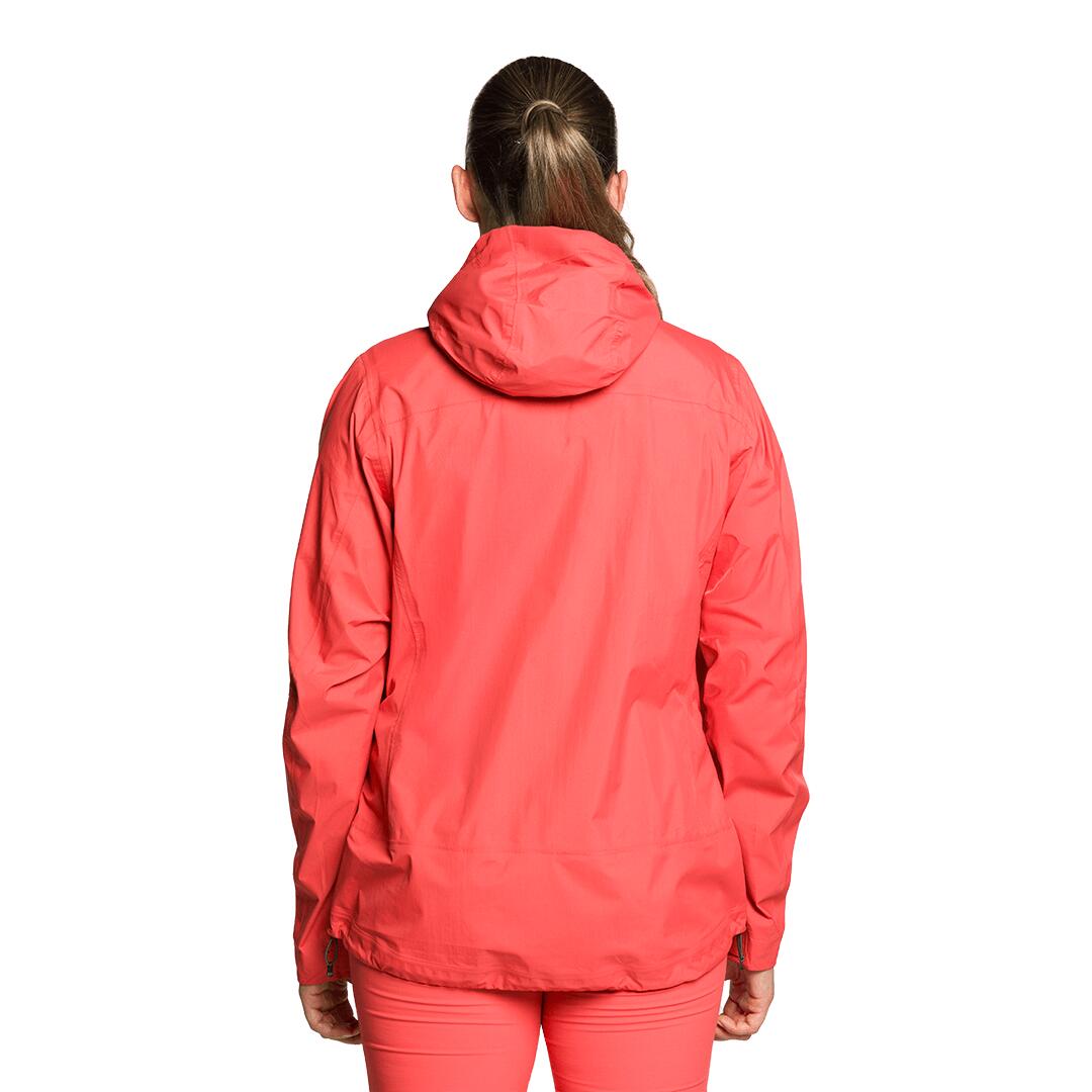 Chaqueta para Mujer Trangoworld Kanchenjunga df Rojo/Naranja Impermeable 3/7