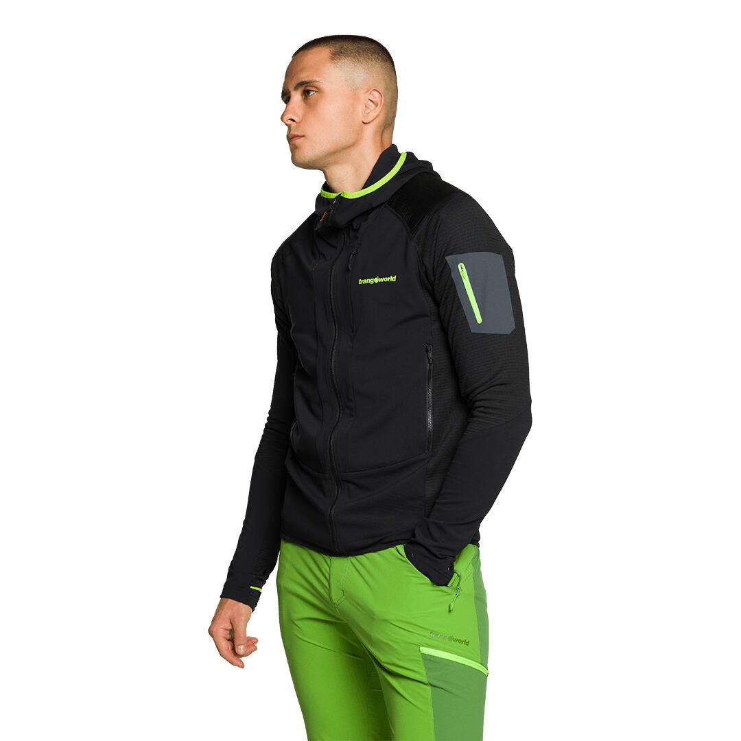 Chaqueta para Hombre Trangoworld Montro Negro/Gris 6/7