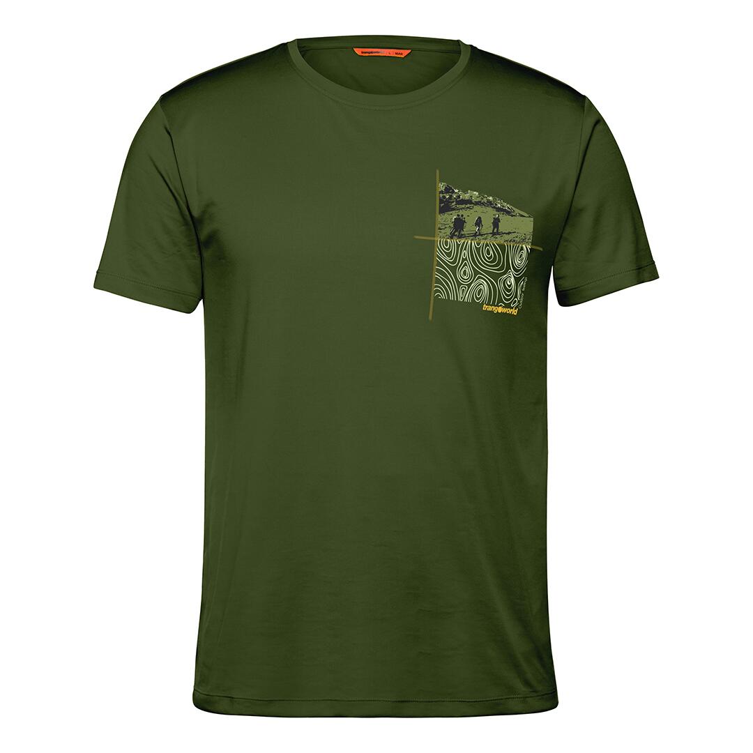 TRANGOWORLD Camiseta para Hombre Trangoworld Dzuko Verde protección UV+30