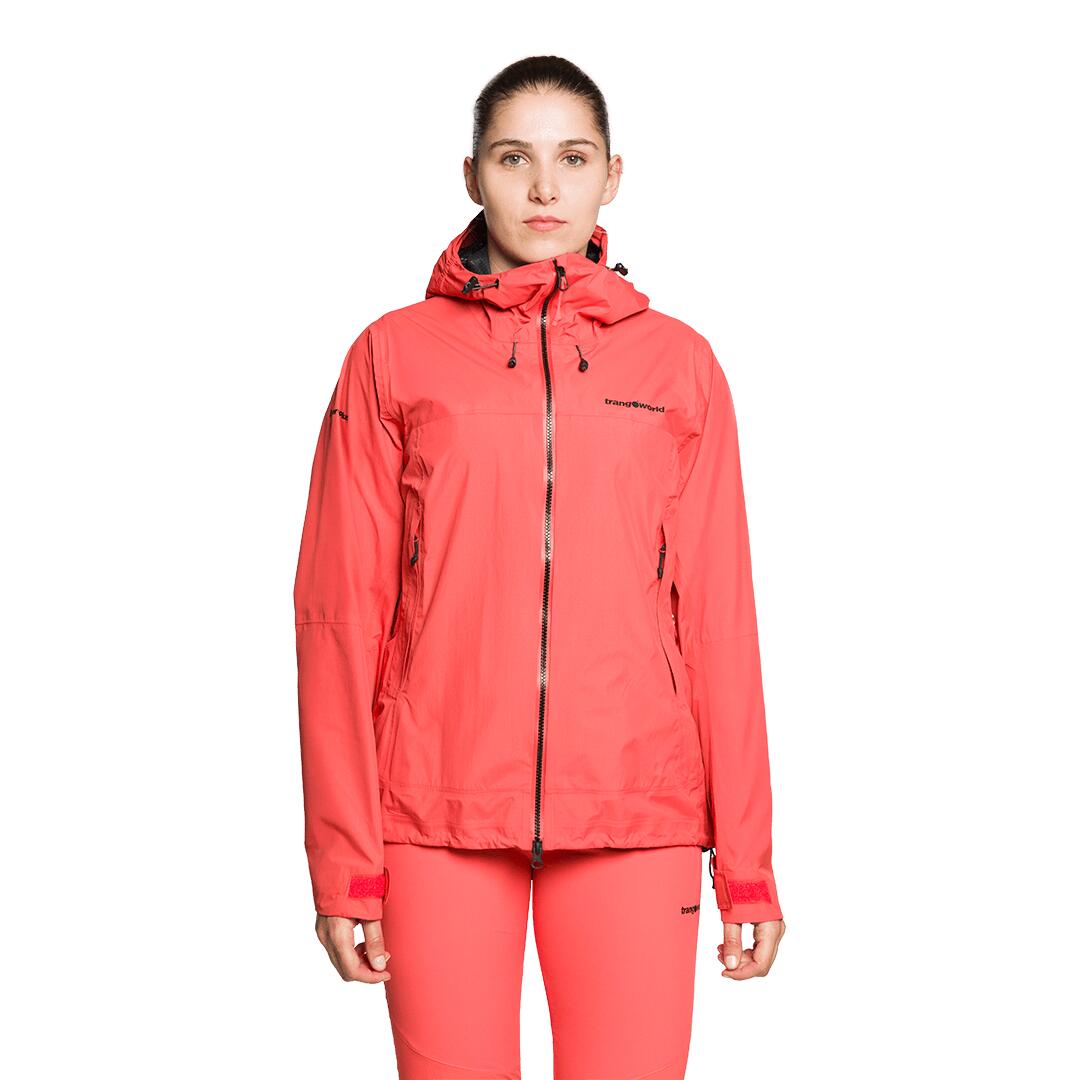 Chaqueta para Mujer Trangoworld Kanchenjunga df Rojo/Naranja Impermeable 2/7