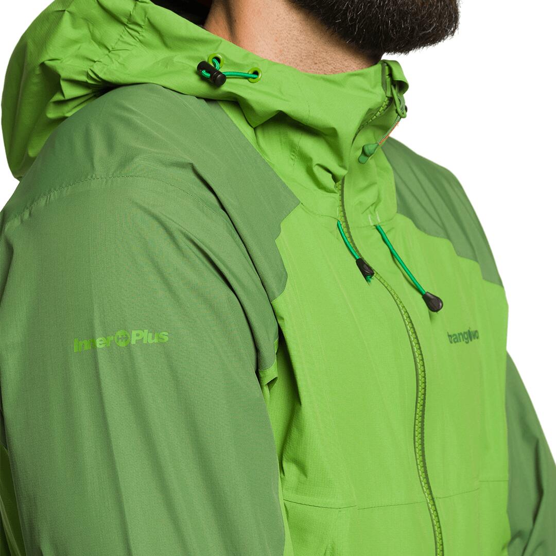 Chaqueta para Hombre Trangoworld Kilimanjaro df Verde/Verde Impermeable 5/7