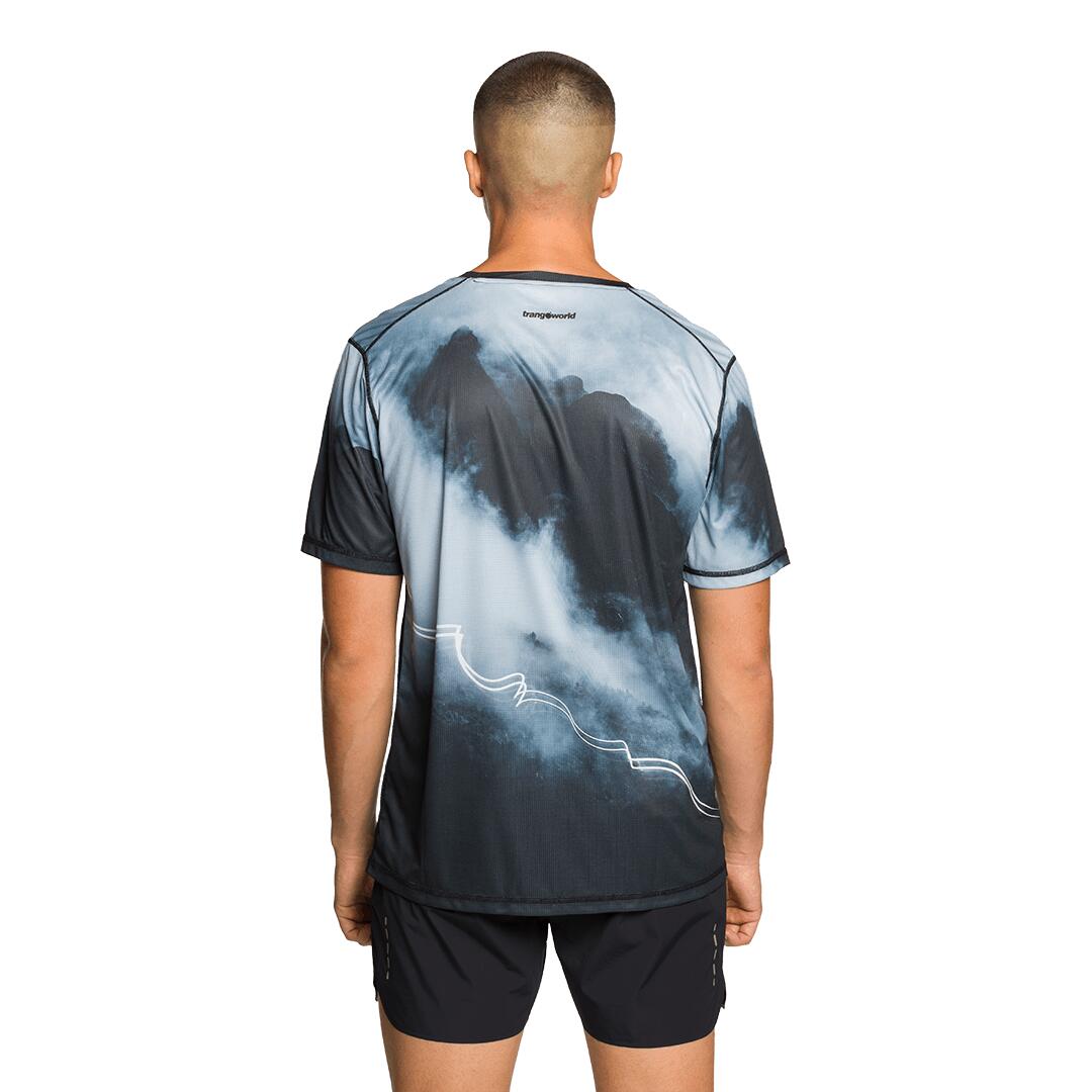 Camiseta de Trail Running para Hombre Trangoworld Eleix Negro 3/6