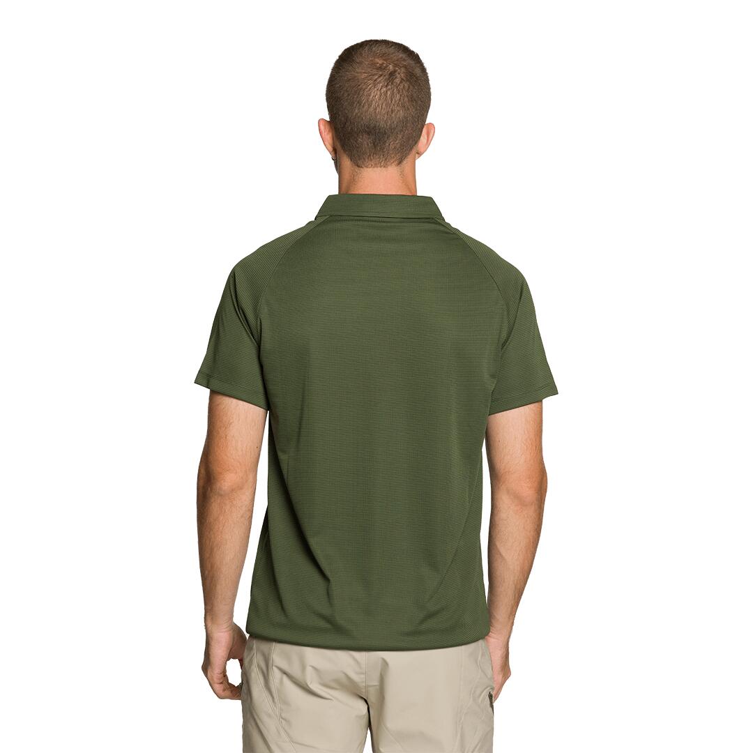 Polo manga corta para Hombre Trangoworld Bonete Verde 3/4