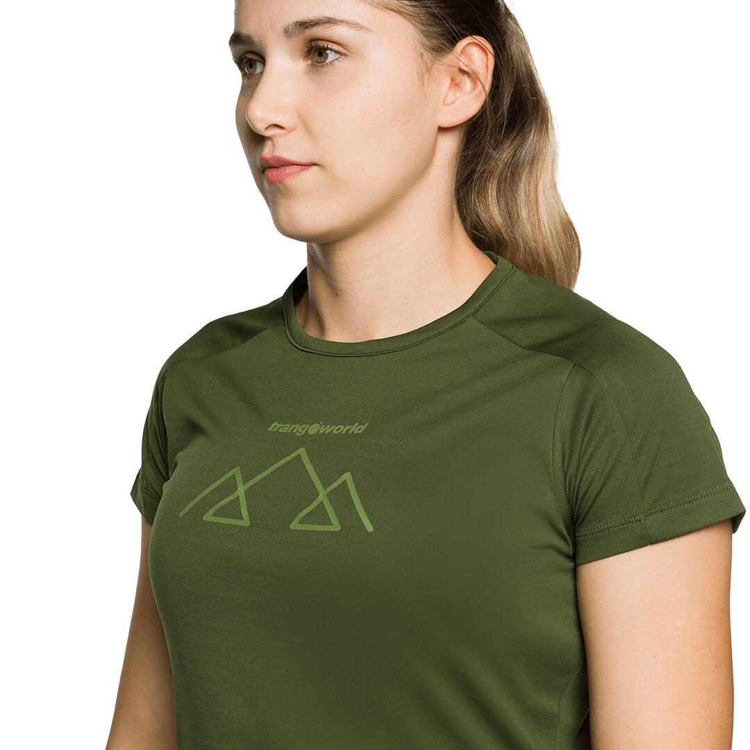 Camiseta para Mujer Trangoworld Salur Verde 3/3